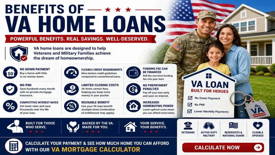 Benefits of VA Home Loans: 10 Reasons Veterans Choose VA Financing