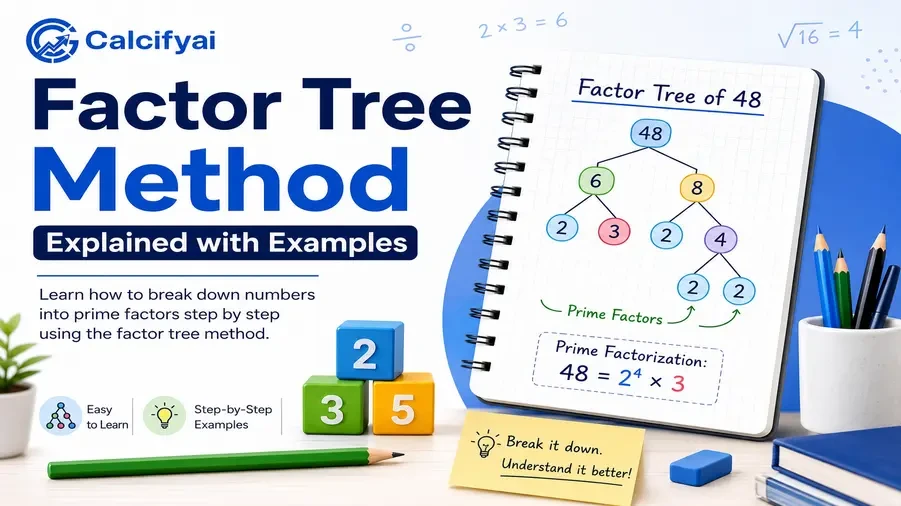 Factor Tree Method Explained with Examples
