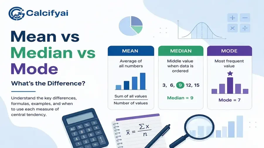 Mean vs Median vs Mode
