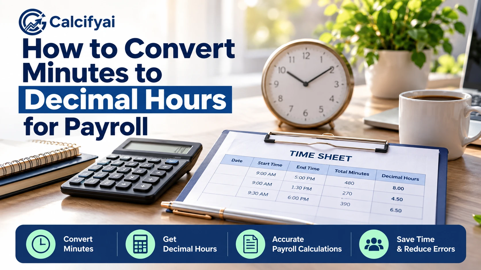 How to Convert Minutes to Decimal Hours for Payroll