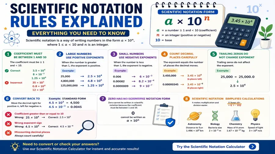 Scientific Notation Rules Explained