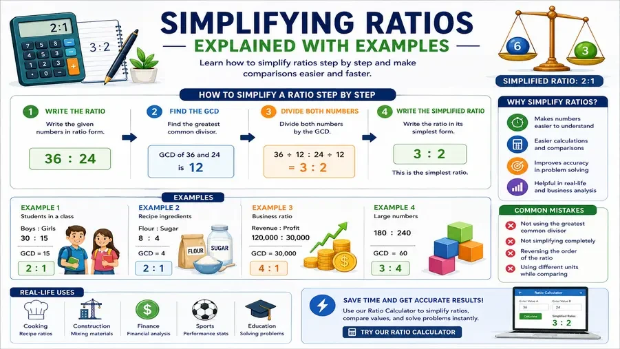 Simplifying Ratios Explained