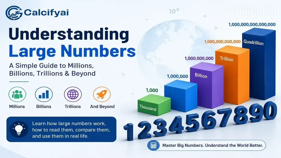 Understanding Large Numbers: A Simple Guide to Millions, Billions, Trillions & Beyond
