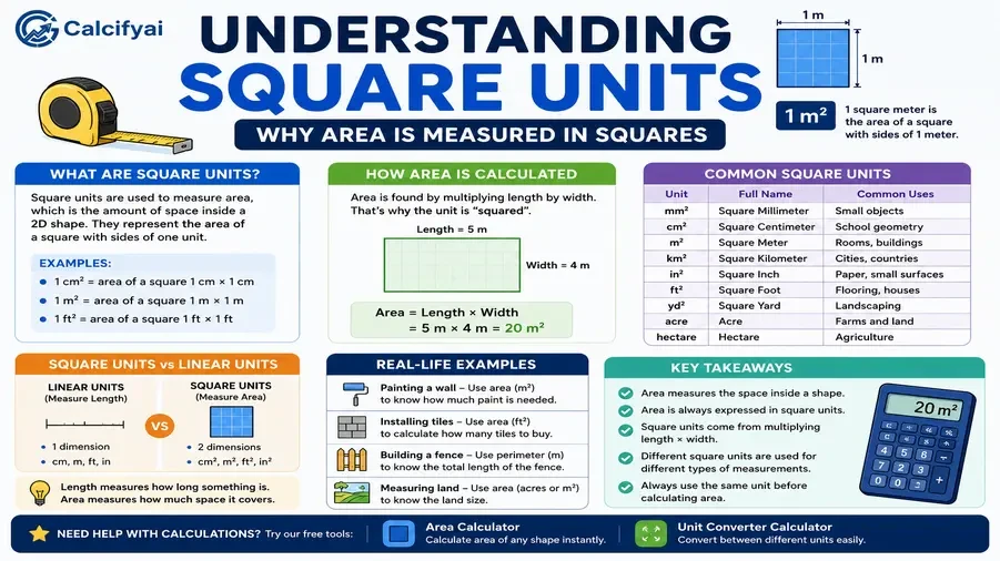 Understanding Square Units