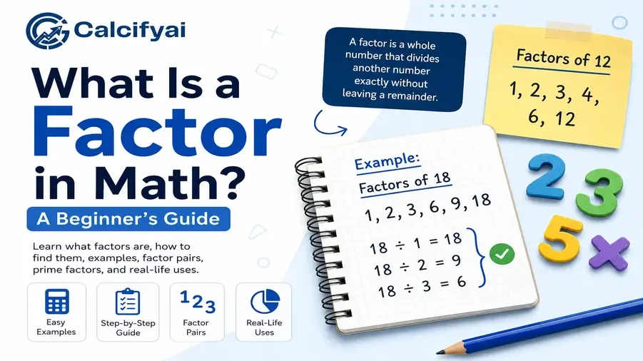 What Is a Factor in Math? A Beginner's Guide